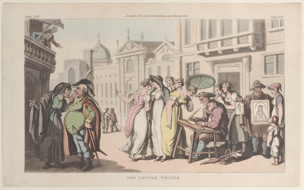 The Letter Writer, from Naples and the Campagna Felice: in a Series of ...