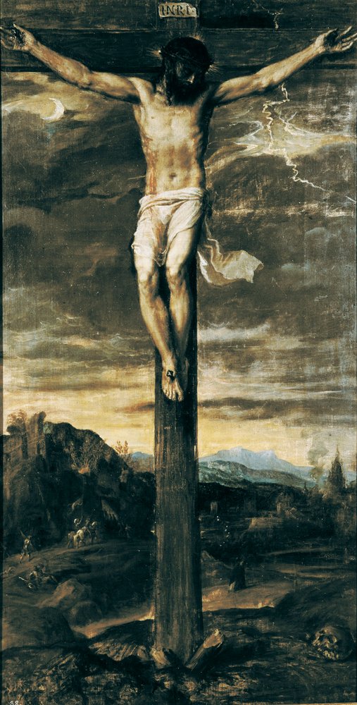 Crucified Christ, Inscription 'INRI' on the Cross
