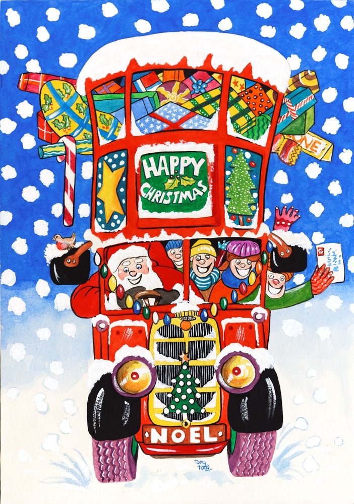 Christmas Double Decker by Tony Todd
