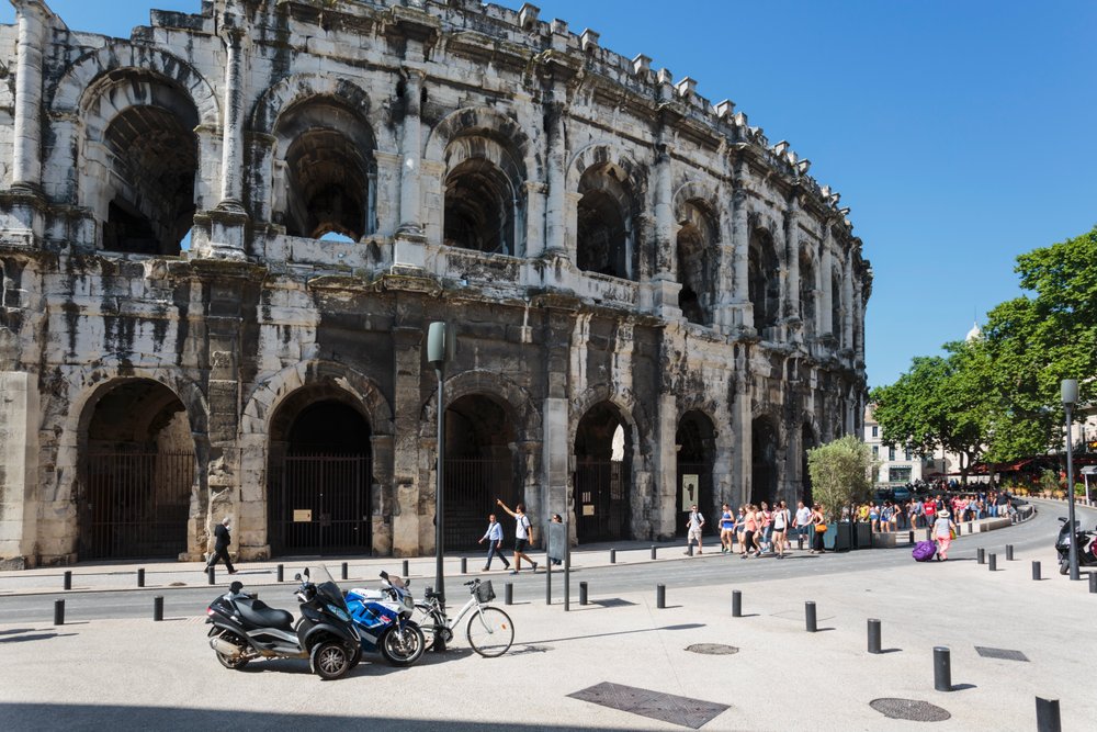 Nimes, France. Roman amphitheatre by Unbekannt Unbekannt