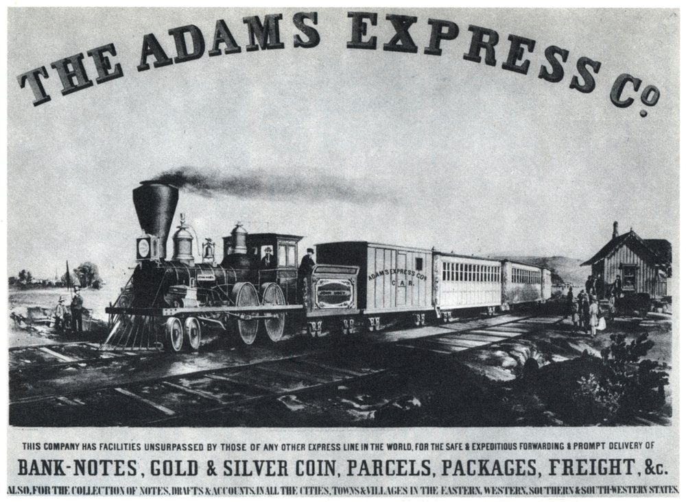 Adams Express Company Advertisement by Unbekannt