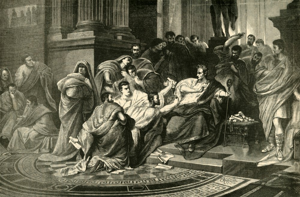 Assassination of Julius Caesar, 1890 by Unbekannt