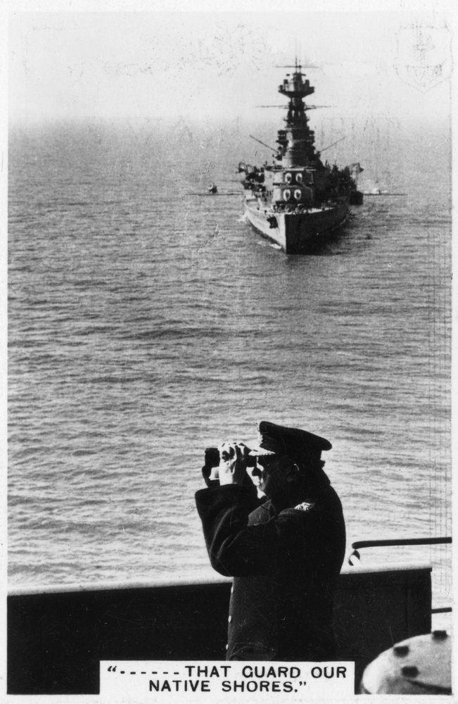 Battlecruiser HMS Hood During Spring Exercises by Unbekannt