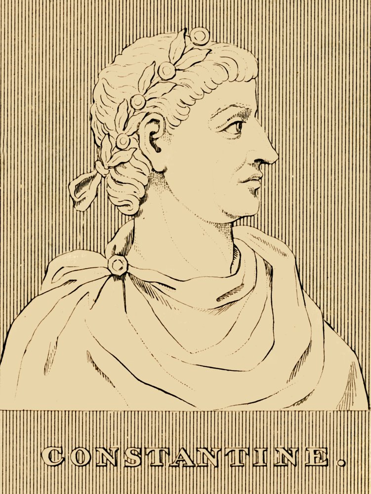 Constantine, 272 - 337 AD by Unbekannt