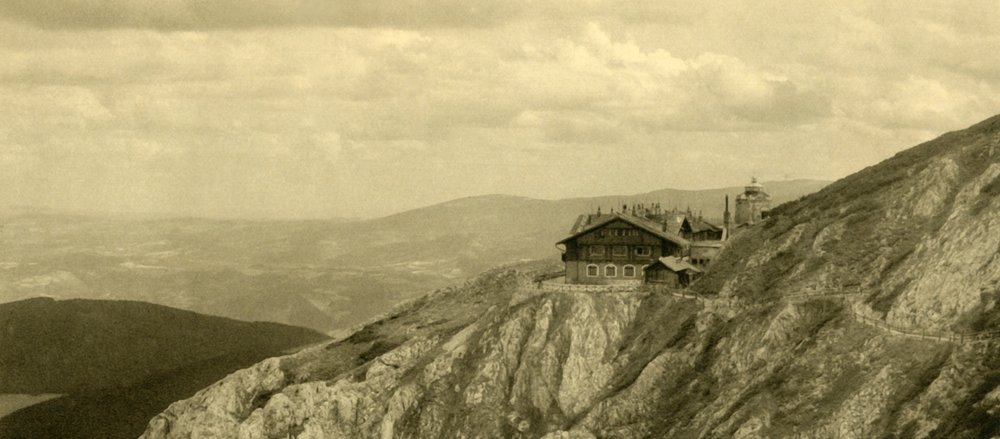 Hotel on the Schneeberg, Lower Austria by Unbekannt