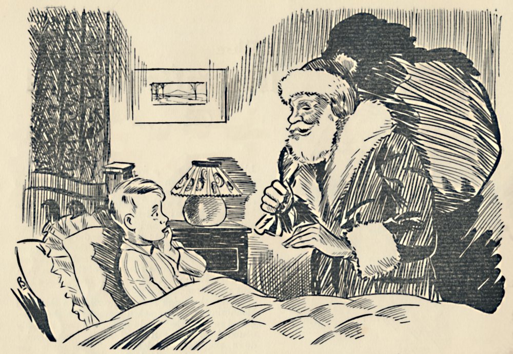 Illustration from The Mystification of Santa Claus by Unbekannt