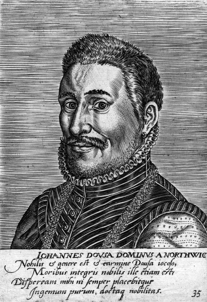 Janus Dousa 1545-1604, Dutch statesman, historian, poet and philologist