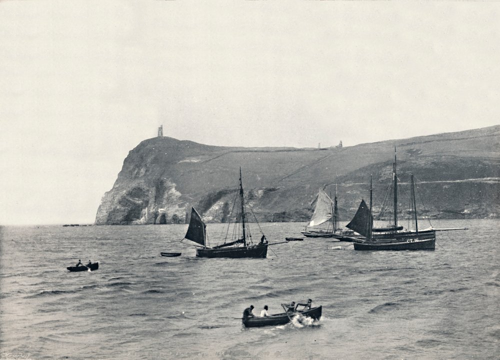 Port Erin - Bradda Head, with the Milner Tower by Unbekannt