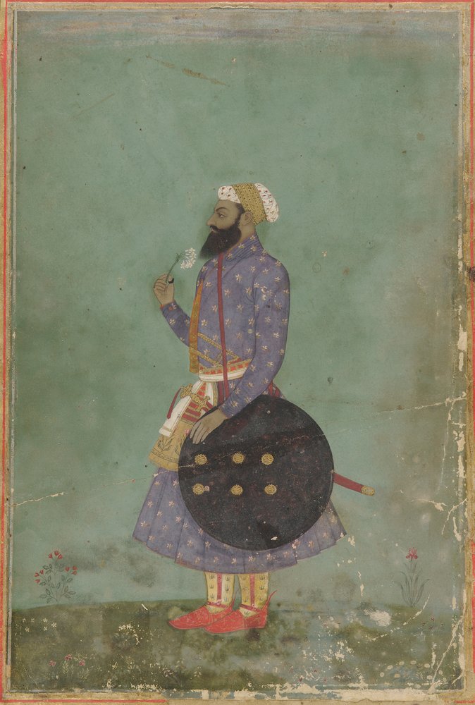 Portrait of a Prince, Mughal Dynasty, 18th Century by Unbekannt