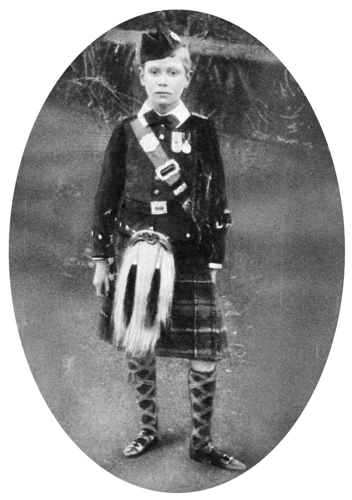 Prince Albert wearing Highland dress, Sandringham, Norfolk