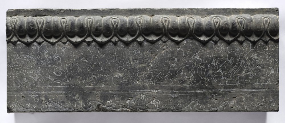 Section of a Coffin Platform: Horizontal Panel by Unbekannt