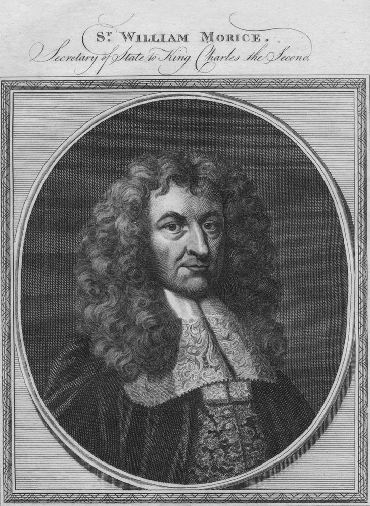 Sir William Morice, Secretary of State to King Charles the Second, 1784 by Unbekannt