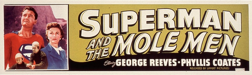 Poster for the film Superman and the Mole Men with Phyllis Coates ...