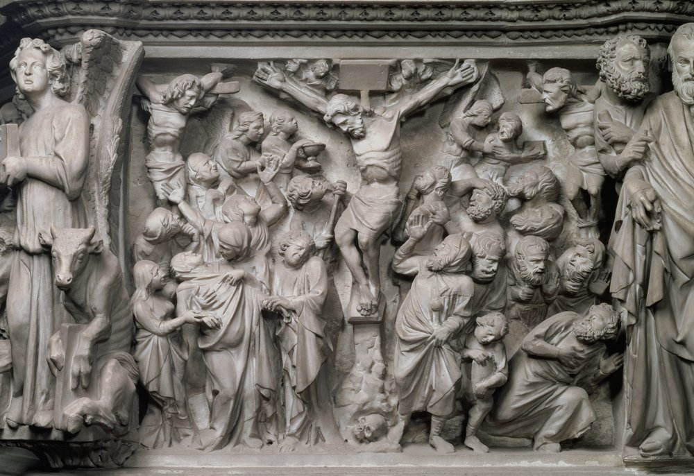 Crucifixion scene (detail) by Unbekannter Künstler