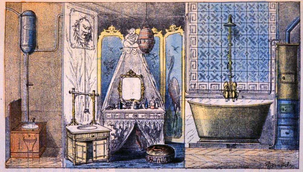 Habitat Management: Toilet, Bathroom and Bath by Unbekannter Künstler