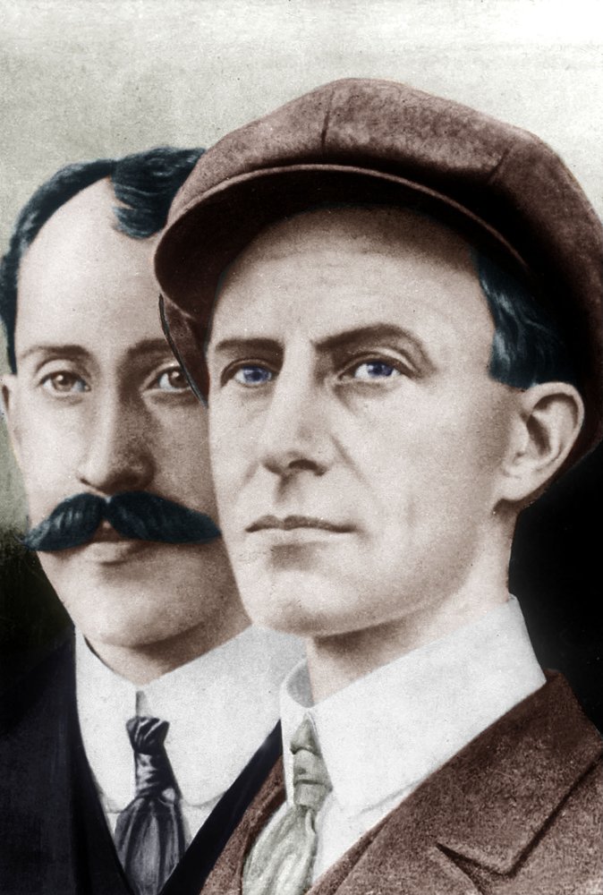 Orville Wright and his brother Wilbur