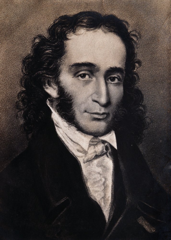 Portrait of Niccolo Paganini by Unbekannter Künstler