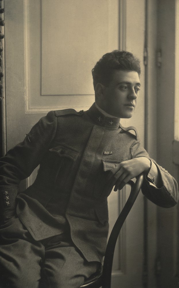 Portrait of the lawyer Domenico Fiore in military uniform by Unbekannt