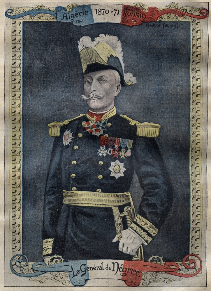 Le General Francois Oscar de Negrier (1839-1913) - engraving in 'Le ...