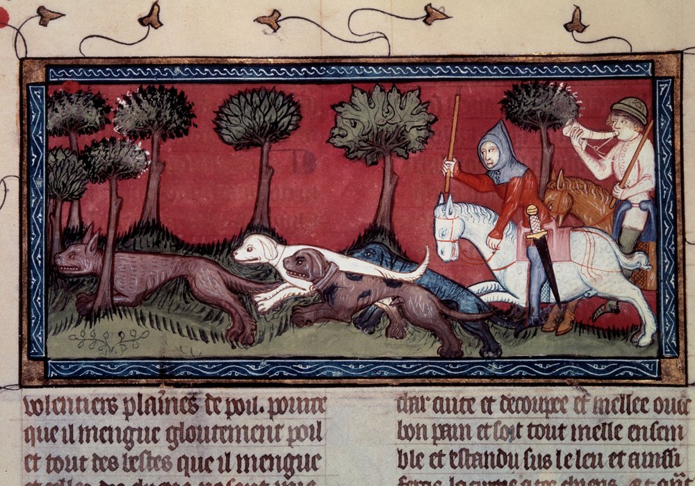 Miniature Fox Hunt from the Book of King Modus and Queen Ratio by Henri ...