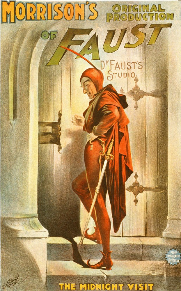 Morrison's original production of Faust: the midnight visit