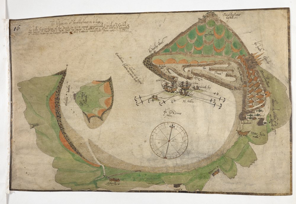 Plan of the Town and Harbour of San Sebastian, Drawn by Richard Poulter by Unknown artist