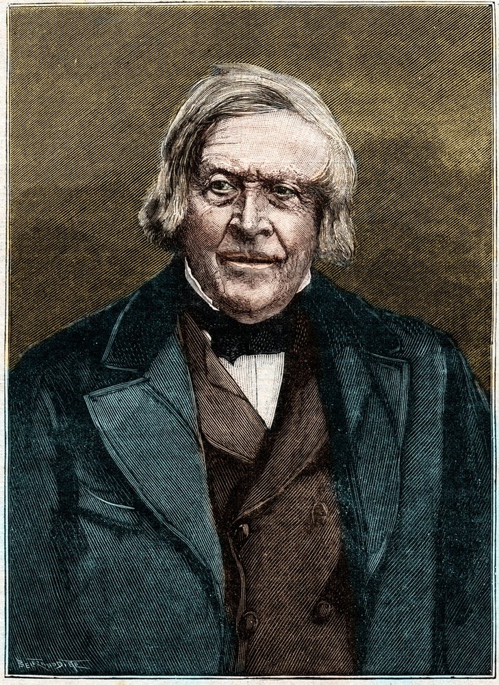 Portrait of Jules Michelet, French historian and writer by Unknown artist