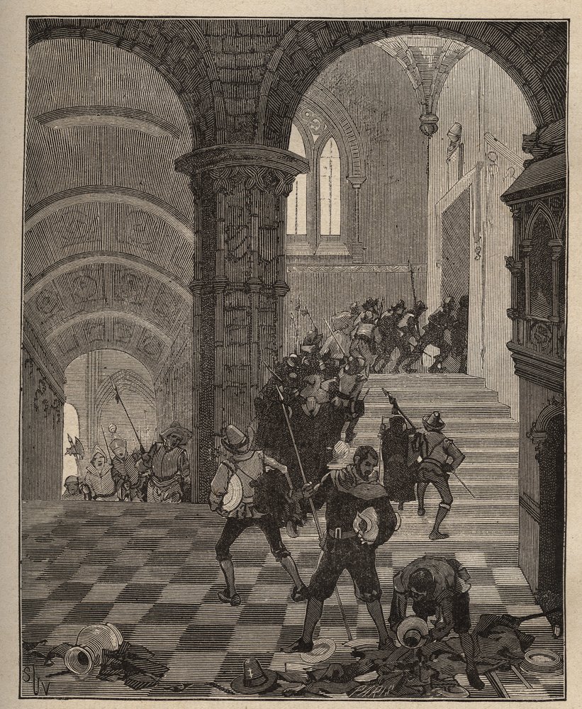 Pottery: destruction of the 'Henri II' factory during the looting of ...