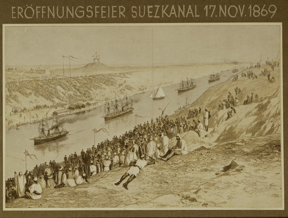 Suez Canal by Unknown Artist