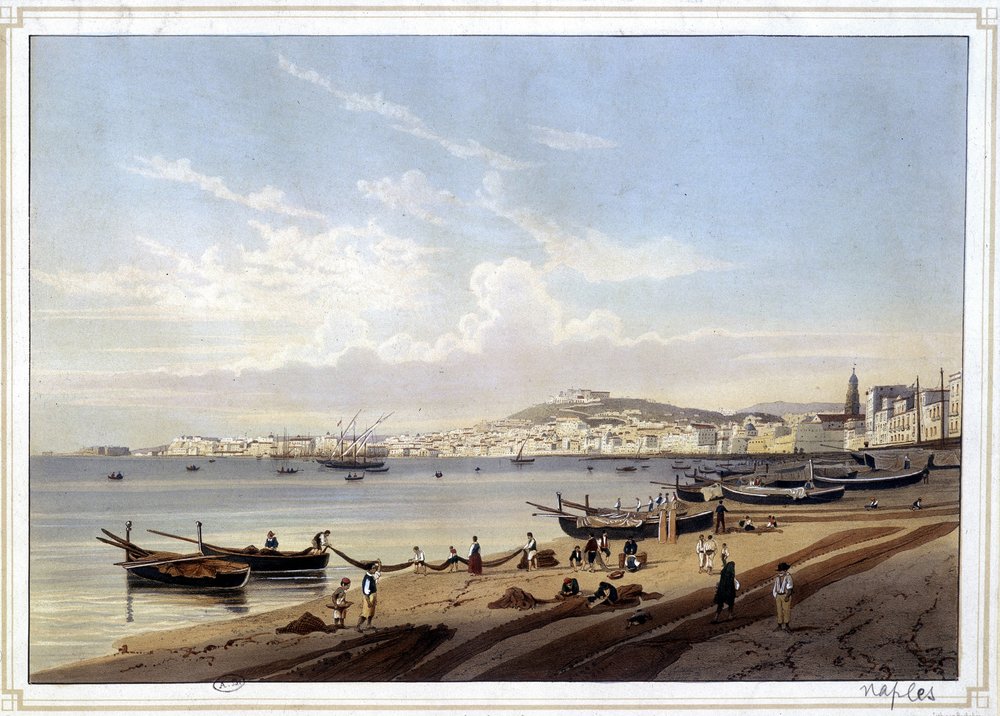 The Bay of Naples by Unknown artist: Buy fine art print