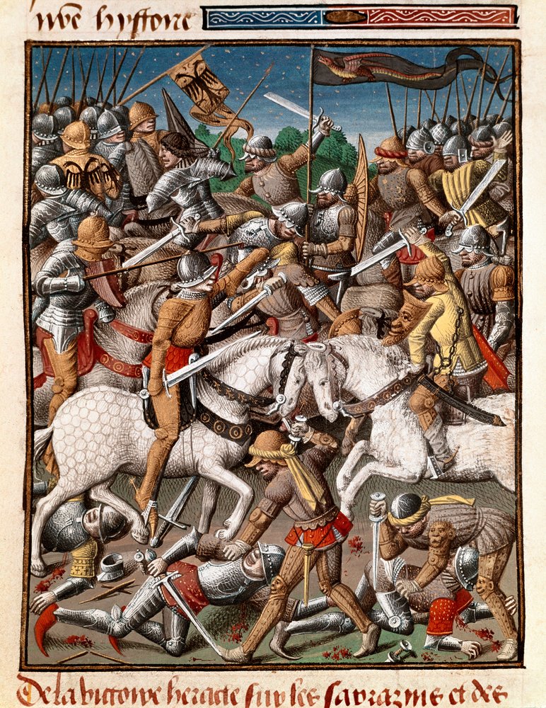 The victory of the Byzantine Emperor Heraclius over the Saracens from 