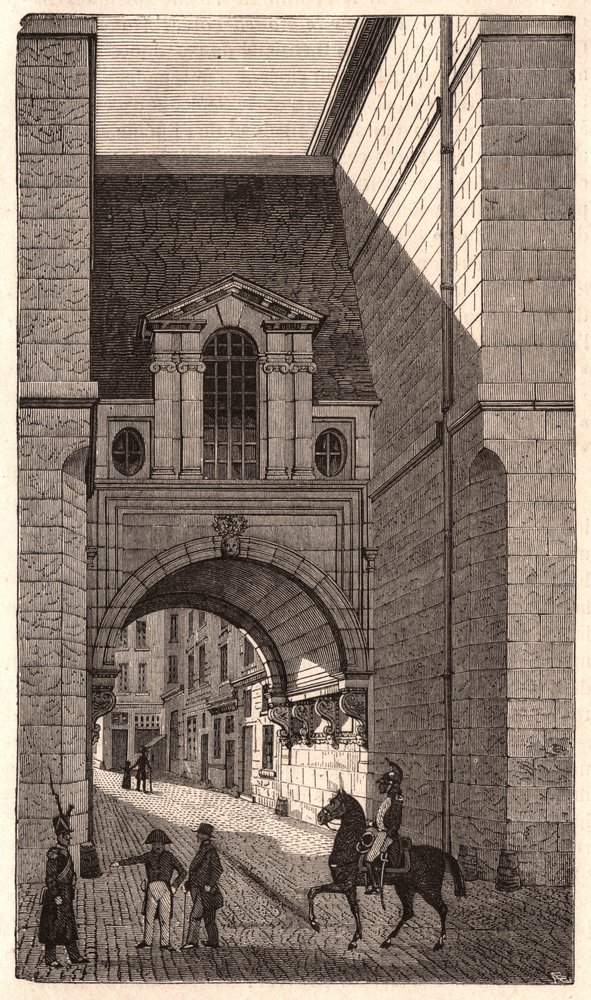 View of a Renaissance building from the period of Henry II in Nazareth ...
