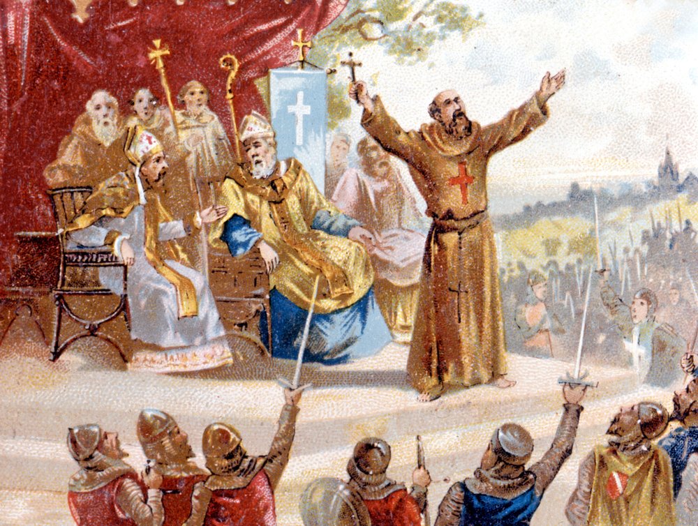 Peter the Hermit preaching the Crusade by Unknown artist