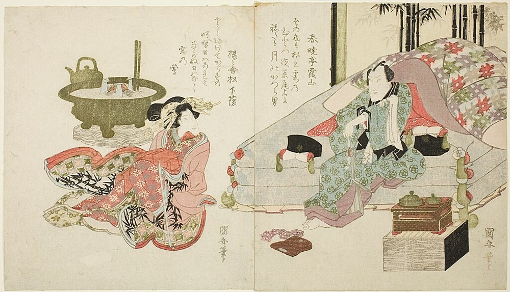 A Couple in the Bedroom by Utagawa Kuniyasu