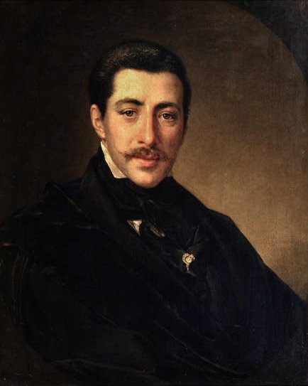 Portrait of the Author Alexander Sukhowo-Kobylin by Vasili Andreevich Tropinin