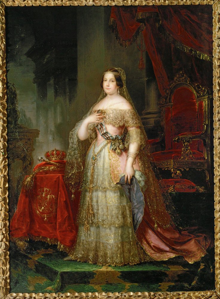 Queen Isabel II by Vicente Lopez y Portana