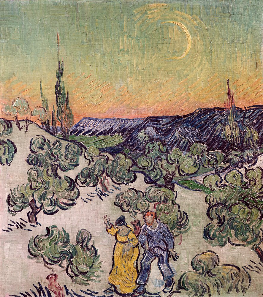 Moonlit Landscape by Vincent van Gogh