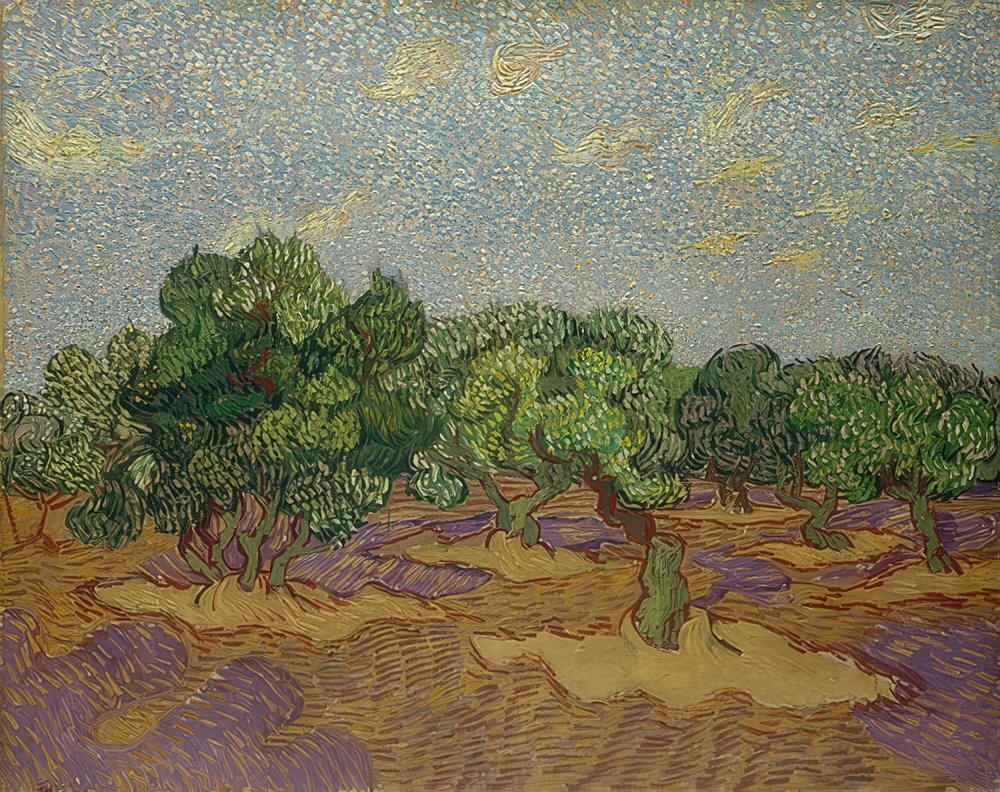 Olive Trees. 1889 by Vincent van Gogh