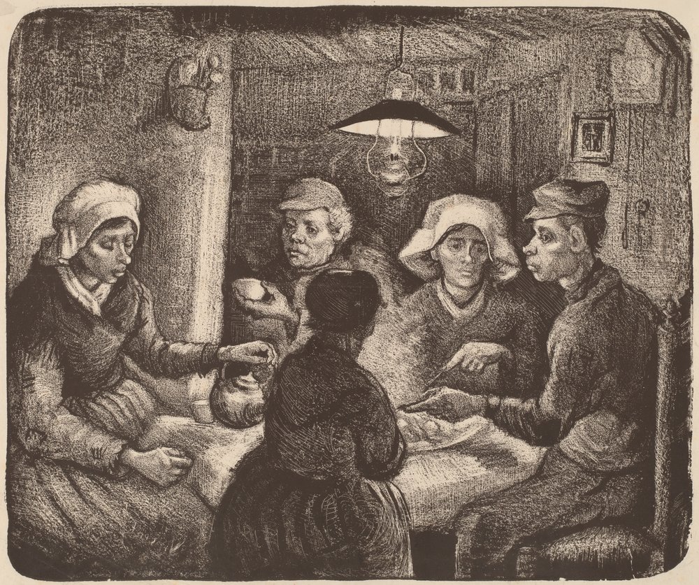 The Potato Eaters, 1885 by Vincent van Gogh