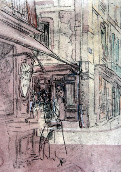 A Shop in Dieppe, c.1907 by Walter Richard Sickert