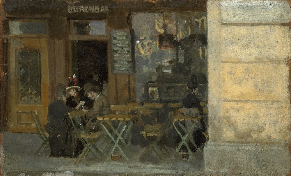 Cafe in Dieppe by Walter Richard Sickert