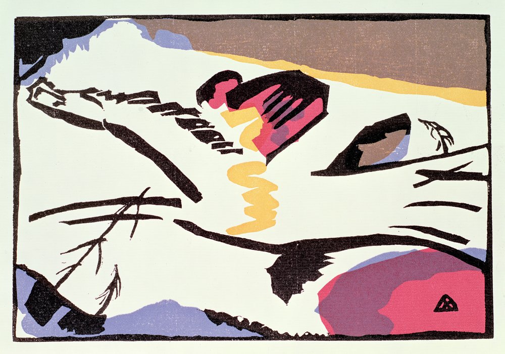 Horse, from “Der Blaue Reiter”, 1911 by Wassily Kandinsky