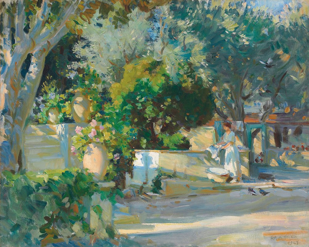 Wash Day by Wilfred Gabriel de Glehn