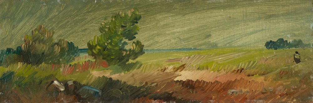 Lower Saxon Landscape by Wilhelm Busch: Buy fine art print
