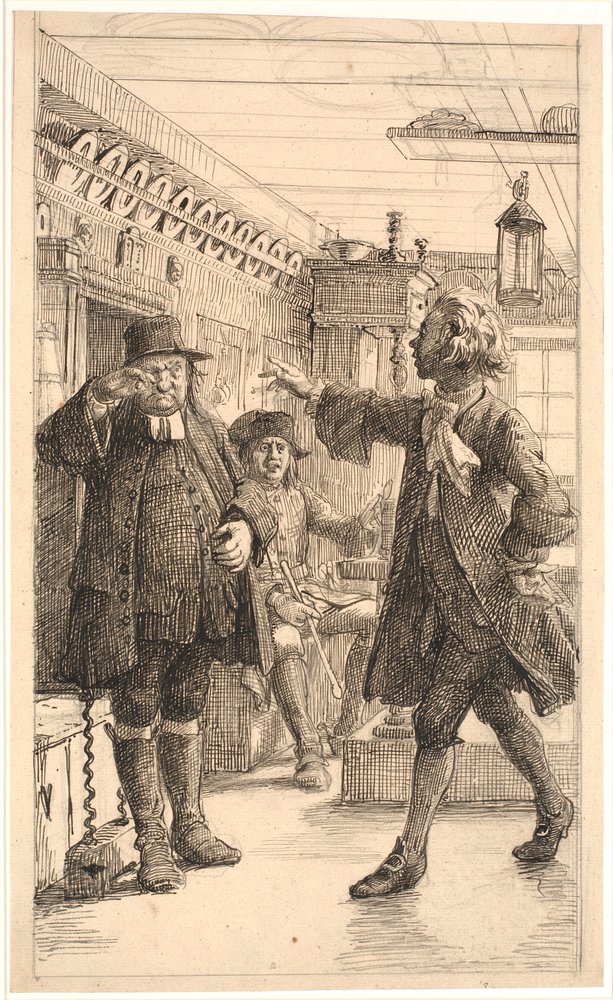 Erasmus Montanus Proves That Per Degn is a Rooster by Wilhelm Marstrand