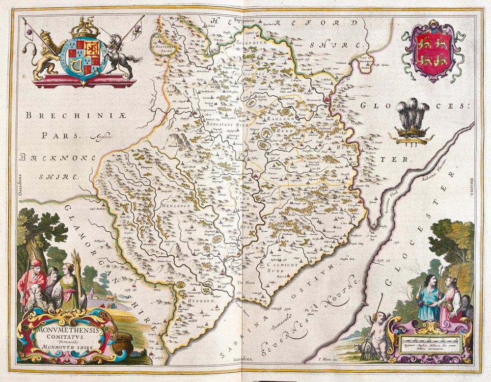 Monmouthshire (England and Wales), in 