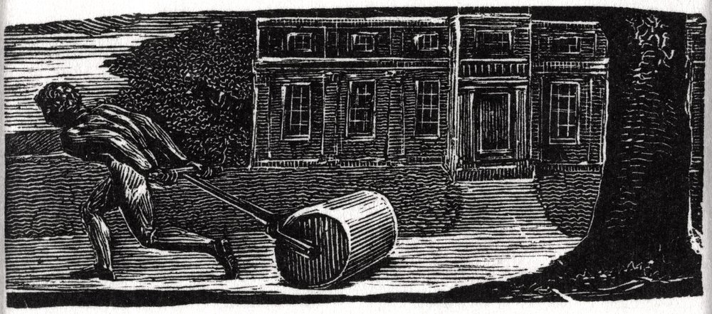 Colinet Tending the Lawn (illustration from Dr. Thornton's 'The ...