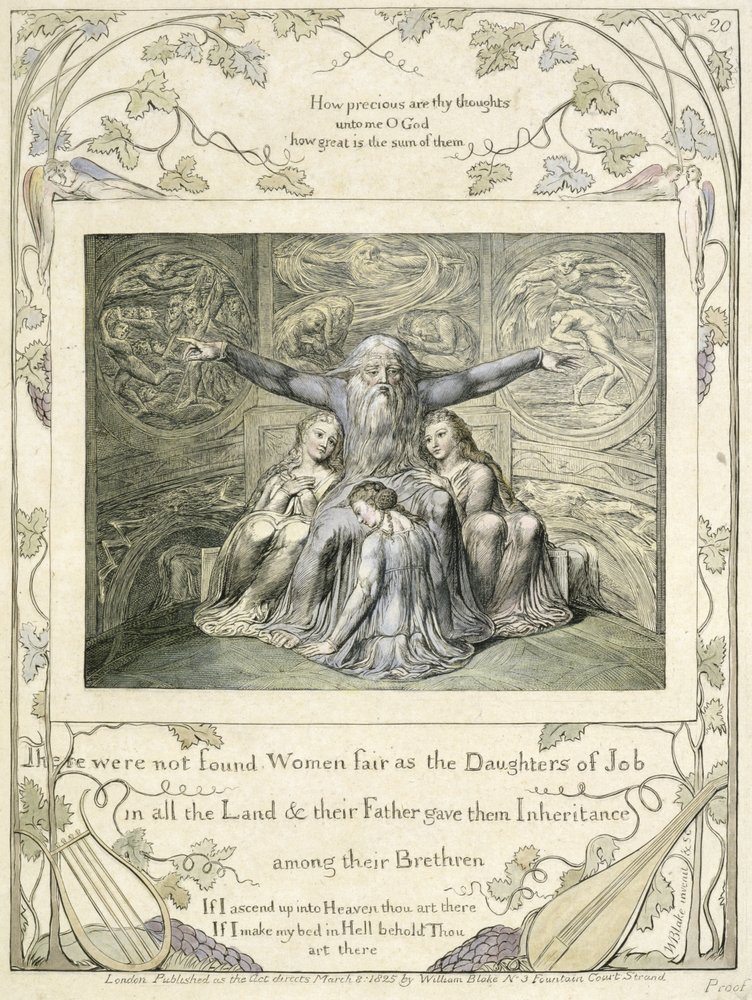 Job and his Daughters from the Book of Job, c.1793