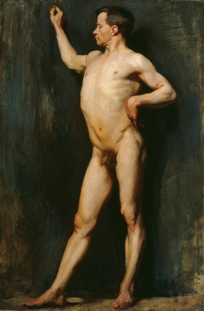 Male Figure Standing by William Orpen