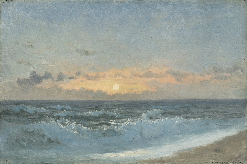 Sunset over the Sea, 1900 by William Pye